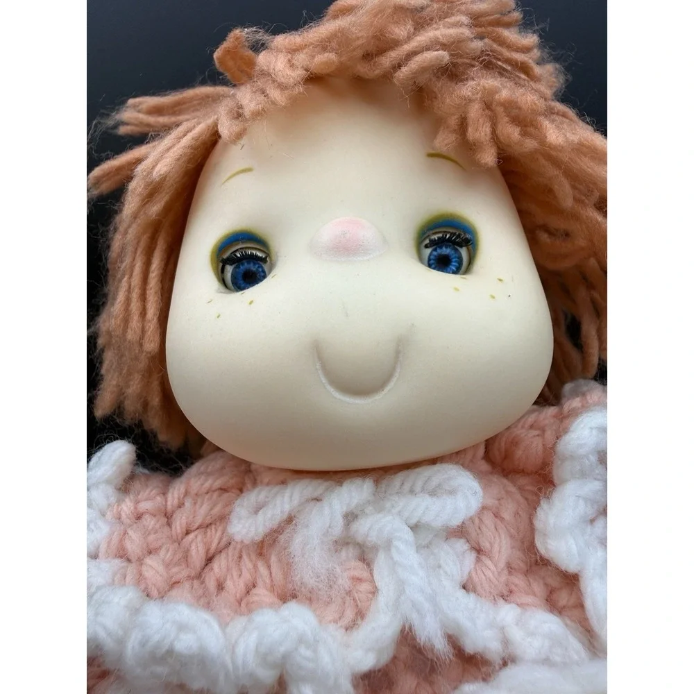 Vintage Strawberry‎ Shortcake Doll Toy Crochet Hand Knitted 12
